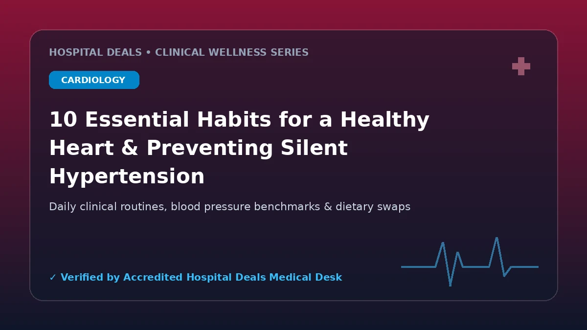 10 Essential Habits for a Healthy Heart & Preventing Silent Hypertension