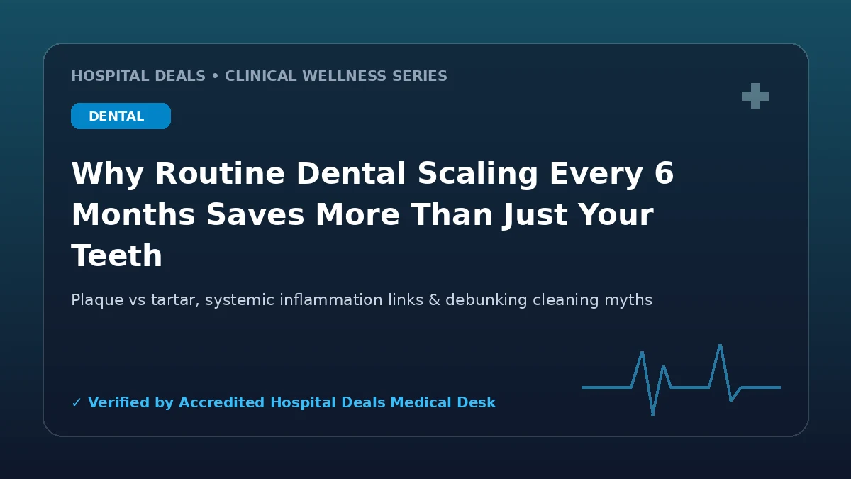 Why Routine Dental Scaling Every 6 Months Saves More Than Just Your Teeth