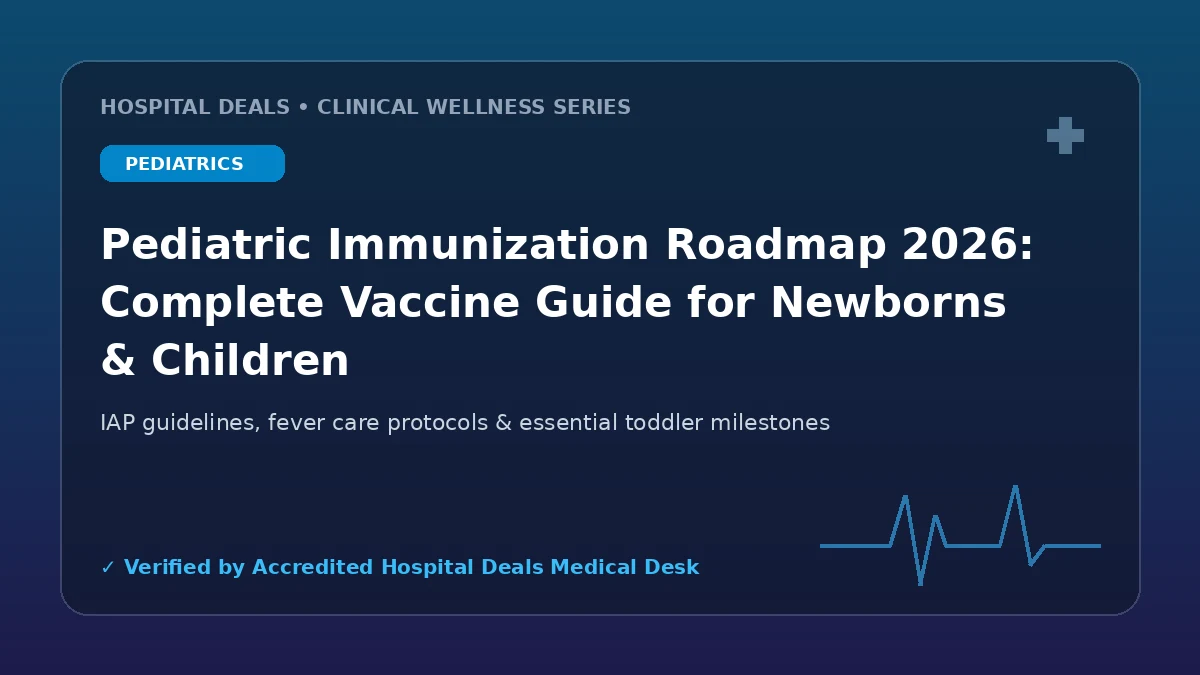 Pediatric Immunization Roadmap 2026: Complete Vaccine Guide for Newborns & Children
