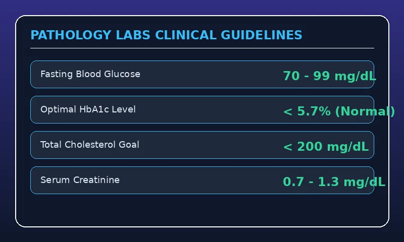 Clinical reference chart for The Complete Patient Guide to Annual Preventive Health Checkups & Blood Panels