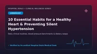 10 Essential Habits for a Healthy Heart & Preventing Silent Hypertension